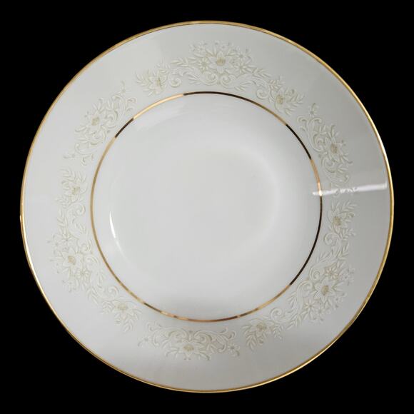 Noritake Dearest 2034 Dessert Bowls 5.5" Set of 4 Gold Trim Japan Fine China - Picture 2 of 6